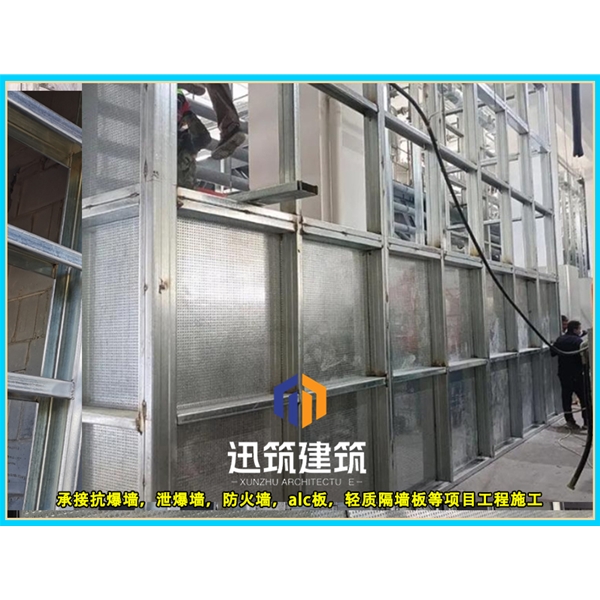 济南防火抗爆墙 耐火4h 抗爆压力值3mpa